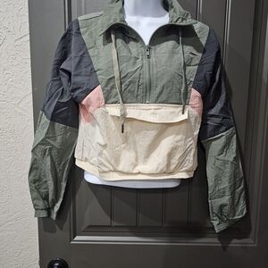 Colorblock Bomber Jacket